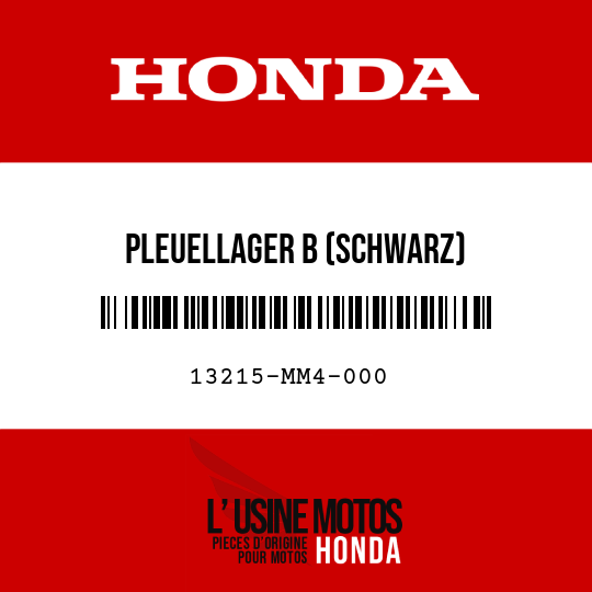image de 13215-MM4-000 PLEUELLAGER B (SCHWARZ)