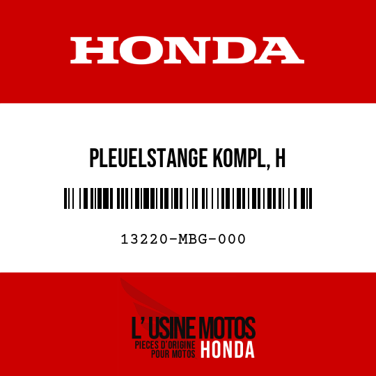 image de 13220-MBG-000 PLEUELSTANGE KOMPL, H