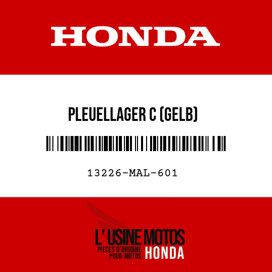 image de 13226-MAL-601 PLEUELLAGER C (GELB)