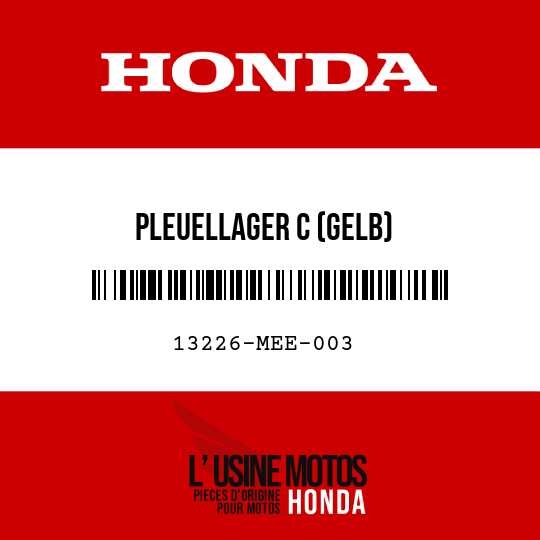 image de 13226-MEE-003 PLEUELLAGER C (GELB)