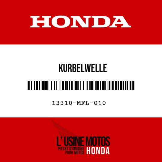 image de 13310-MFL-010 KURBELWELLE