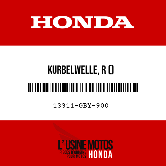 image de 13311-GBY-900 KURBELWELLE, R ()