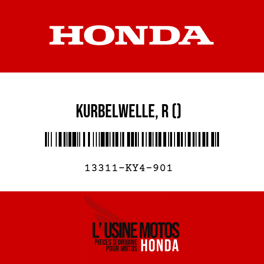 image de 13311-KY4-901 KURBELWELLE, R ()