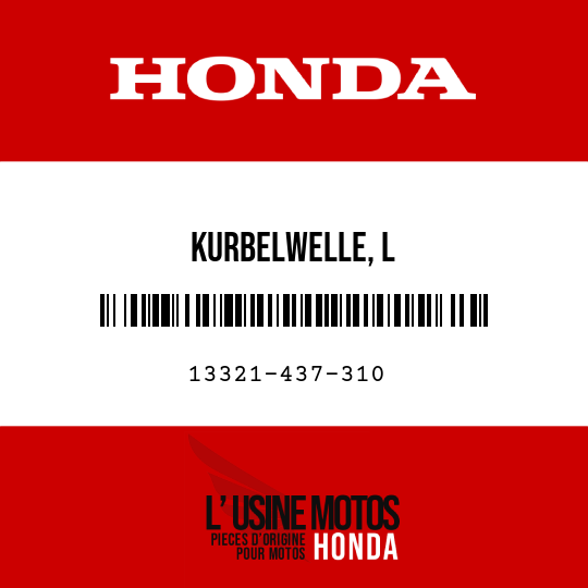 image de 13321-437-310 KURBELWELLE, L