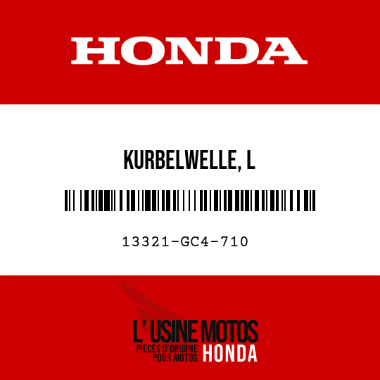 image de 13321-GC4-710 KURBELWELLE, L