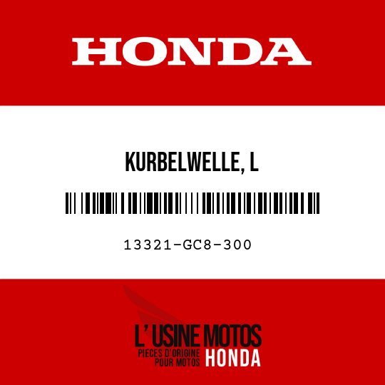 image de 13321-GC8-300 KURBELWELLE, L