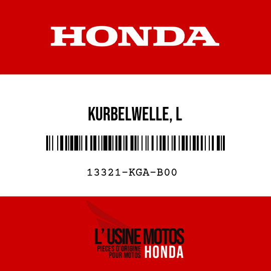 image de 13321-KGA-B00 KURBELWELLE, L