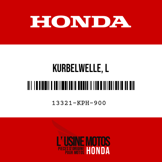 image de 13321-KPH-900 KURBELWELLE, L