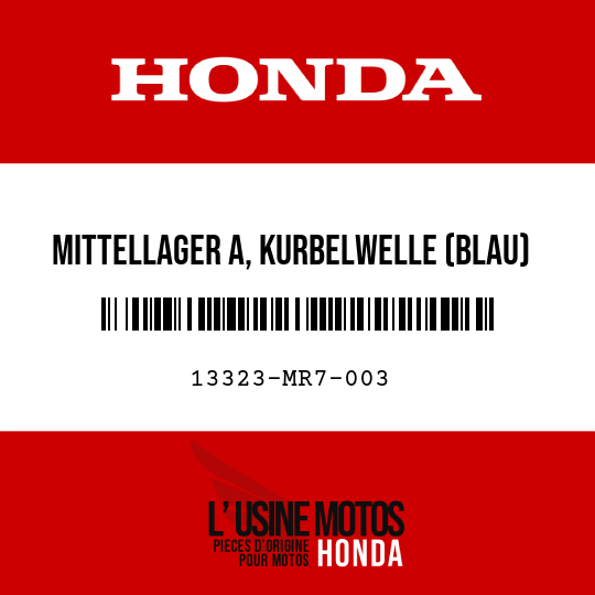 image de 13323-MR7-003 MITTELLAGER A, KURBELWELLE (BLAU)