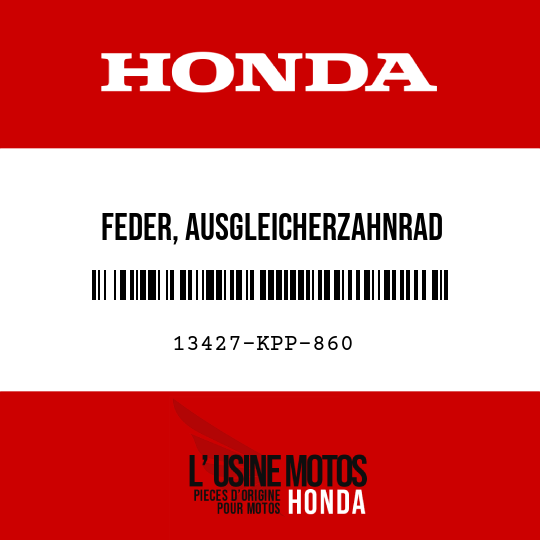 image de 13427-KPP-860 FEDER, AUSGLEICHERZAHNRAD