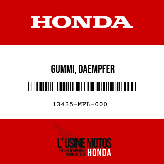 image de 13435-MFL-000 GUMMI, DAEMPFER