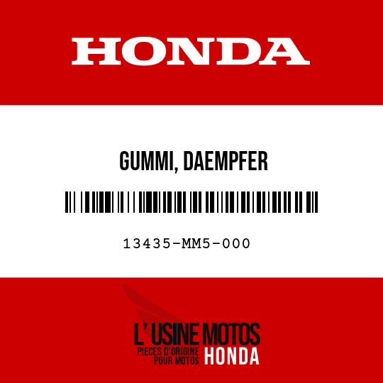 image de 13435-MM5-000 GUMMI, DAEMPFER