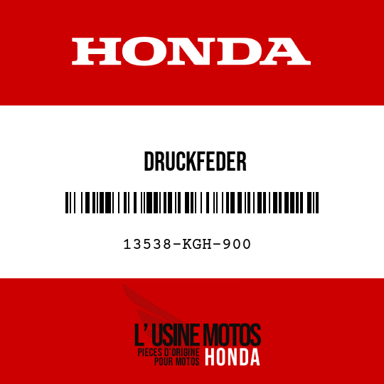 image de 13538-KGH-900 DRUCKFEDER