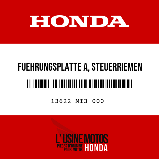 image de 13622-MT3-000 FUEHRUNGSPLATTE A, STEUERRIEMEN