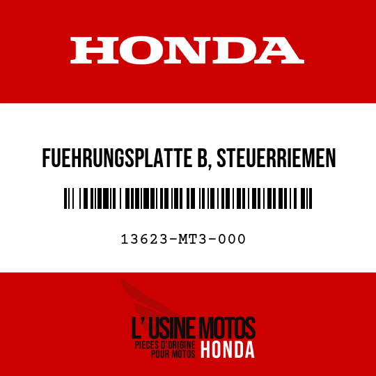 image de 13623-MT3-000 FUEHRUNGSPLATTE B, STEUERRIEMEN