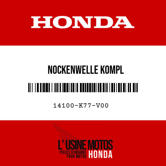 image de 14100-K77-V00 NOCKENWELLE KOMPL