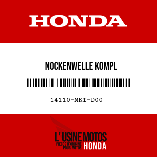 image de 14110-MKT-D00 NOCKENWELLE KOMPL