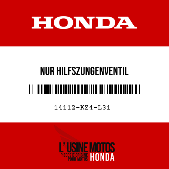 image de 14112-KZ4-L31 NUR HILFSZUNGENVENTIL