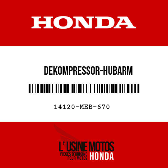 image de 14120-MEB-670 DEKOMPRESSOR-HUBARM