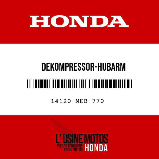 image de 14120-MEB-770 DEKOMPRESSOR-HUBARM