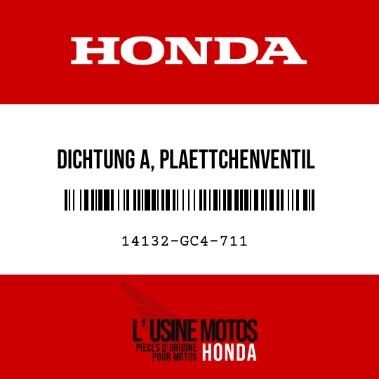 image de 14132-GC4-711 DICHTUNG A, PLAETTCHENVENTIL