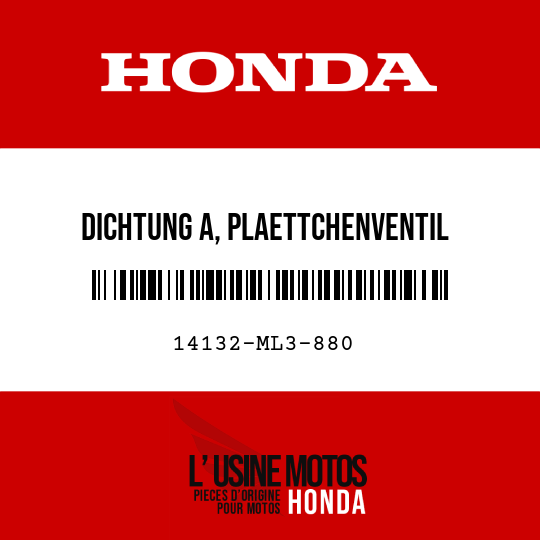 image de 14132-ML3-880 DICHTUNG A, PLAETTCHENVENTIL