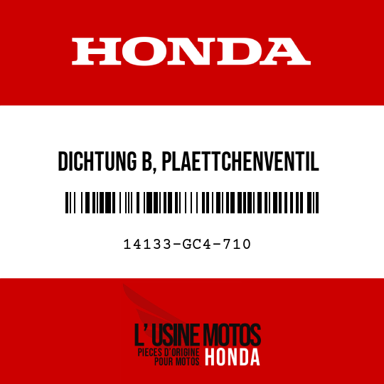 image de 14133-GC4-710 DICHTUNG B, PLAETTCHENVENTIL