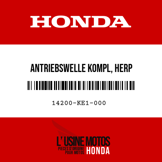 image de 14200-KE1-000 ANTRIEBSWELLE KOMPL, HERP
