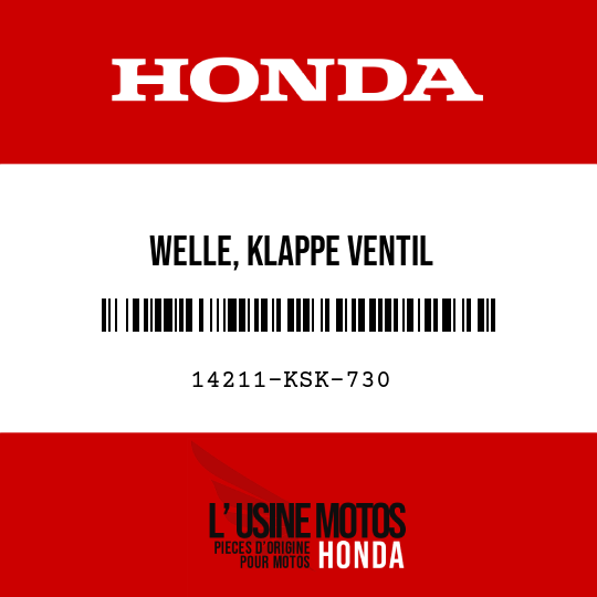 image de 14211-KSK-730 WELLE, KLAPPE VENTIL