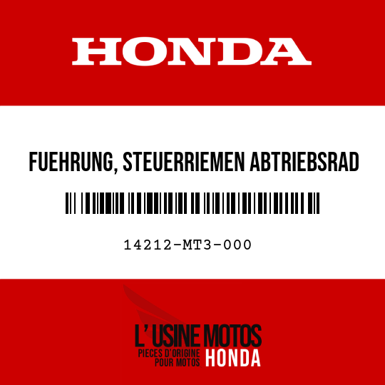 image de 14212-MT3-000 FUEHRUNG, STEUERRIEMEN ABTRIEBSRAD