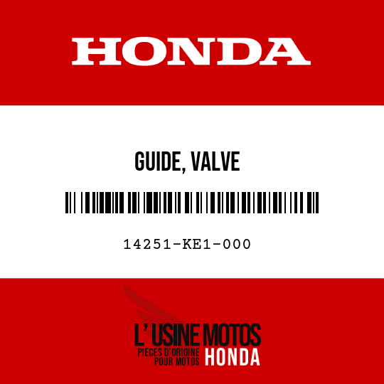 image de 14251-KE1-000 GUIDE, VALVE