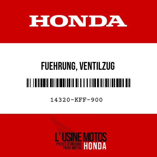 image de 14320-KFF-900 FUEHRUNG, VENTILZUG