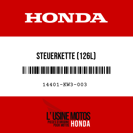 image de 14401-KW3-003 STEUERKETTE (126L)