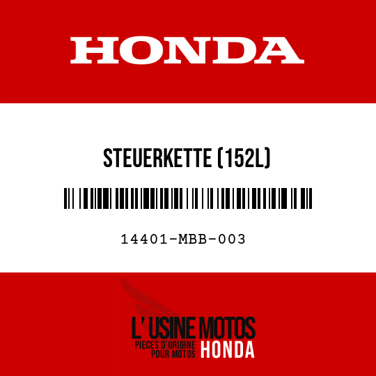 image de 14401-MBB-003 STEUERKETTE (152L)