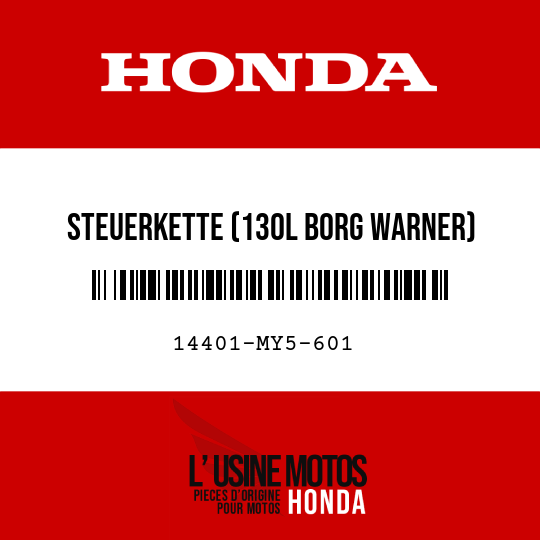 image de 14401-MY5-601 STEUERKETTE (130L BORG WARNER)