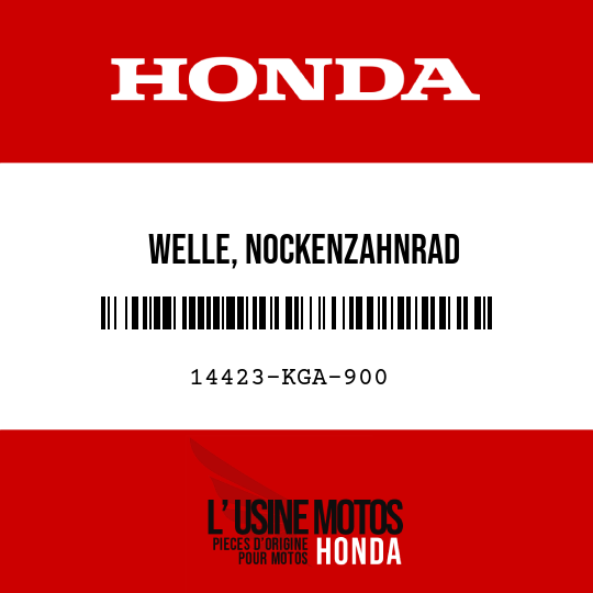image de 14423-KGA-900 WELLE, NOCKENZAHNRAD
