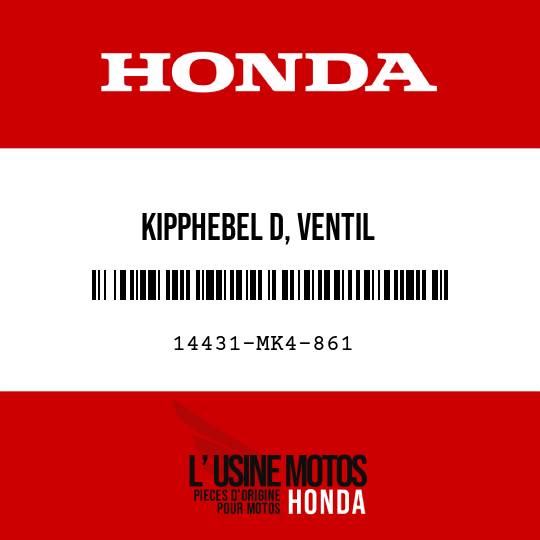 image de 14431-MK4-861 KIPPHEBEL D, VENTIL