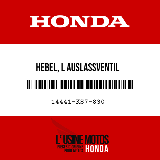 image de 14441-KS7-830 HEBEL, L AUSLASSVENTIL