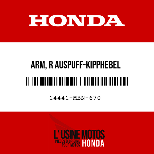 image de 14441-MBN-670 ARM, R AUSPUFF-KIPPHEBEL