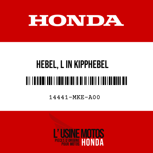 image de 14441-MKE-A00 HEBEL, L IN KIPPHEBEL