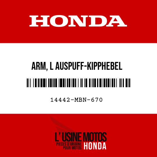 image de 14442-MBN-670 ARM, L AUSPUFF-KIPPHEBEL