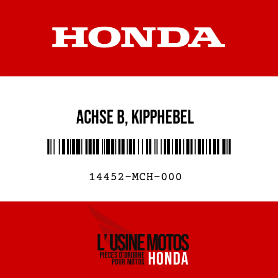image de 14452-MCH-000 ACHSE B, KIPPHEBEL