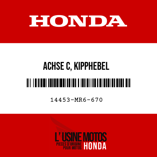image de 14453-MR6-670 ACHSE C, KIPPHEBEL