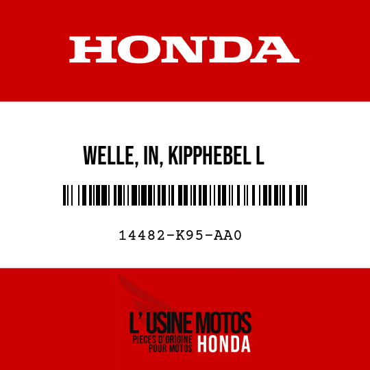 image de 14482-K95-AA0 WELLE, IN, KIPPHEBEL L