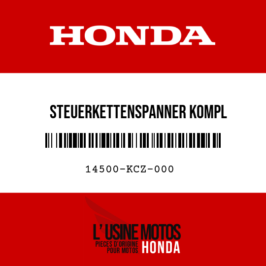 image de 14500-KCZ-000 STEUERKETTENSPANNER KOMPL