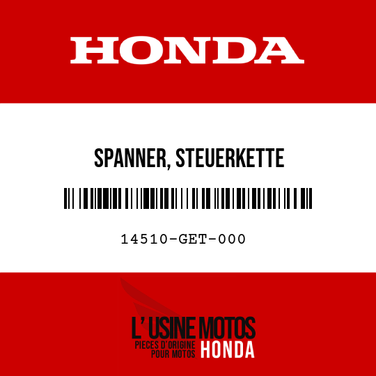 image de 14510-GET-000 SPANNER, STEUERKETTE