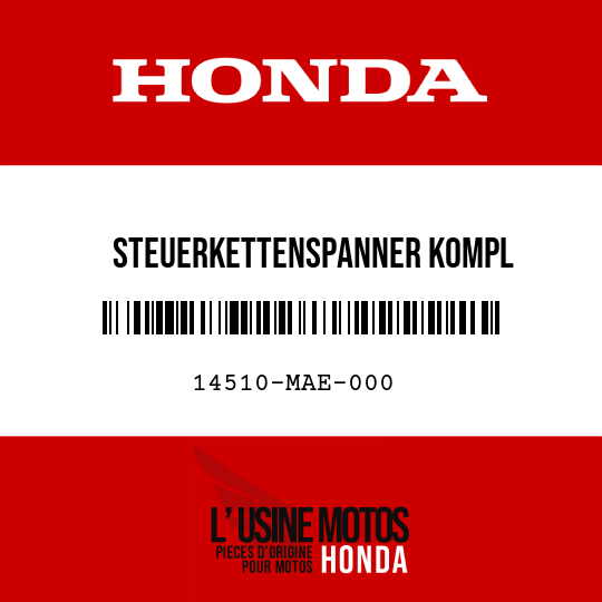 image de 14510-MAE-000 STEUERKETTENSPANNER KOMPL