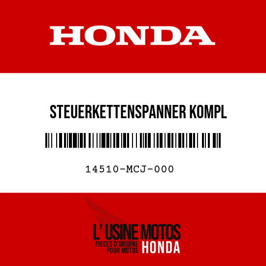 image de 14510-MCJ-000 STEUERKETTENSPANNER KOMPL
