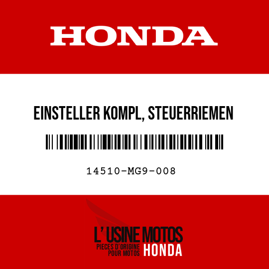 image de 14510-MG9-008 EINSTELLER KOMPL, STEUERRIEMEN