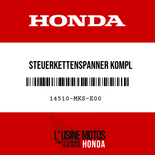 image de 14510-MKS-E00 STEUERKETTENSPANNER KOMPL